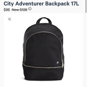Lululemon city adventurer backpack in black